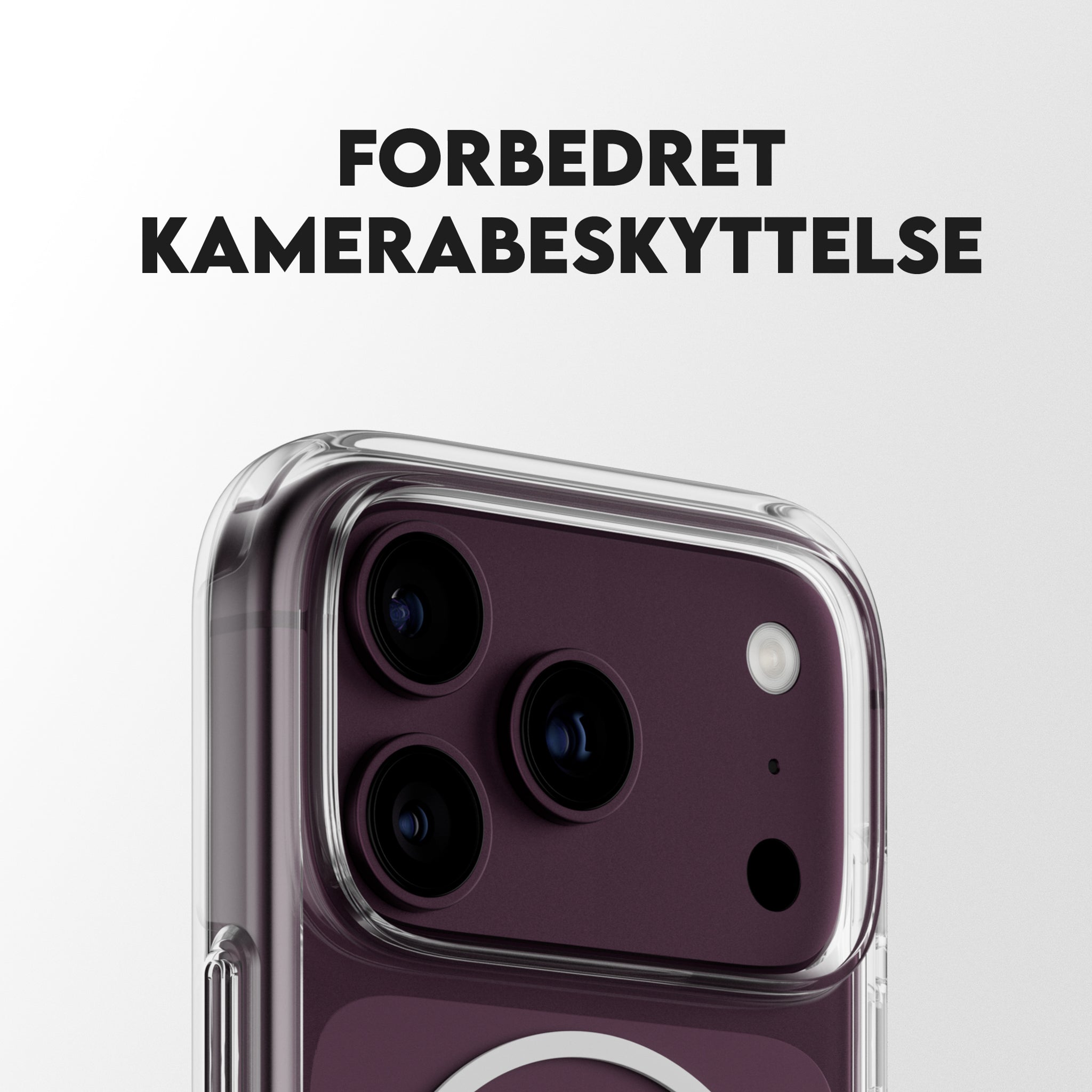 CARE™ by PanzerGlass® Urban Explorer Case Transparent m. Hvid Magsafe iPhone 18 Pro | 17 Pro